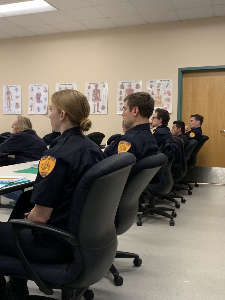 SRJC Public Safety Training Fall EMT Course – First Responders